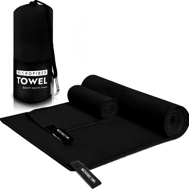 Custom Towels Wholesale 400gsm Sweat Absorbing Quick-dry Microfiber Sports Gym Yoga Towel With Logo Outdoor Fitness Towels
