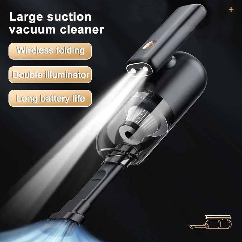 5000Pa перезаряжаемые портативный складной мини-пылесос для автомобиля для уборки дома беспроводной автомобильный пылесос