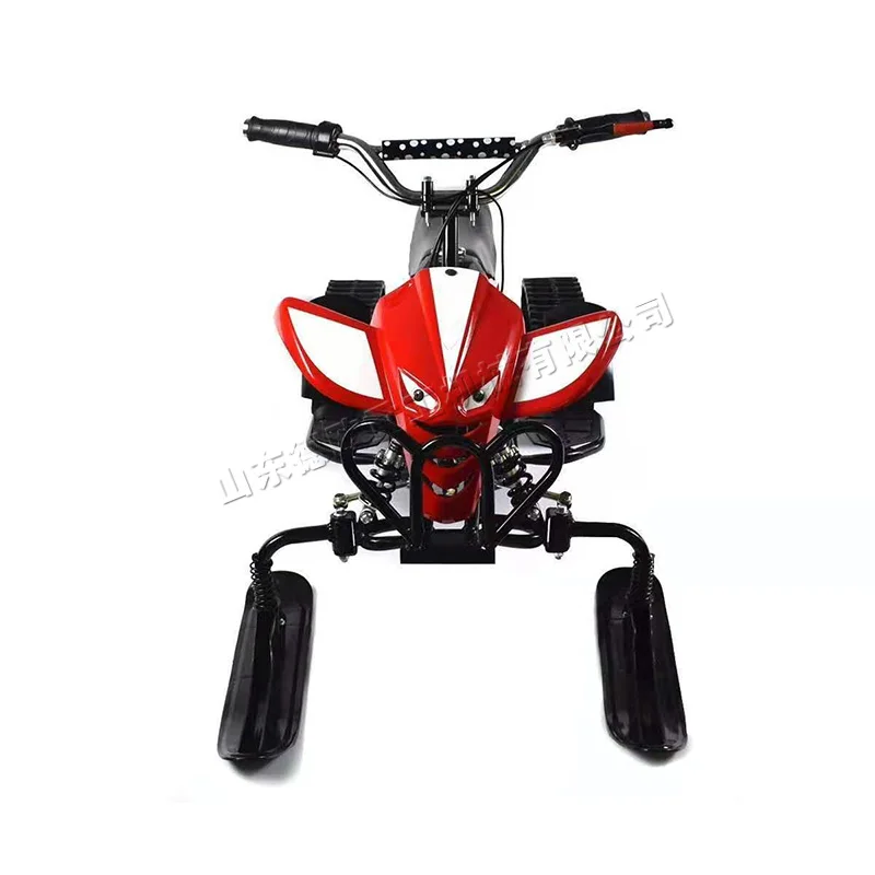 Электрический бензиновый высококачественный лыжный скутер, электрический велосипед, снегоход для детей