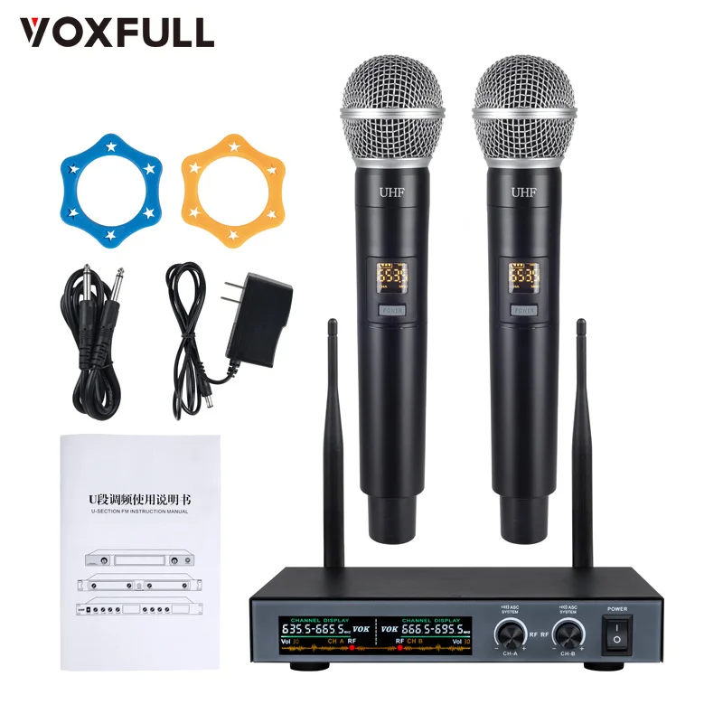 Voxfull Dt2023 2 Channel Microphone Long Range Digital Professional
