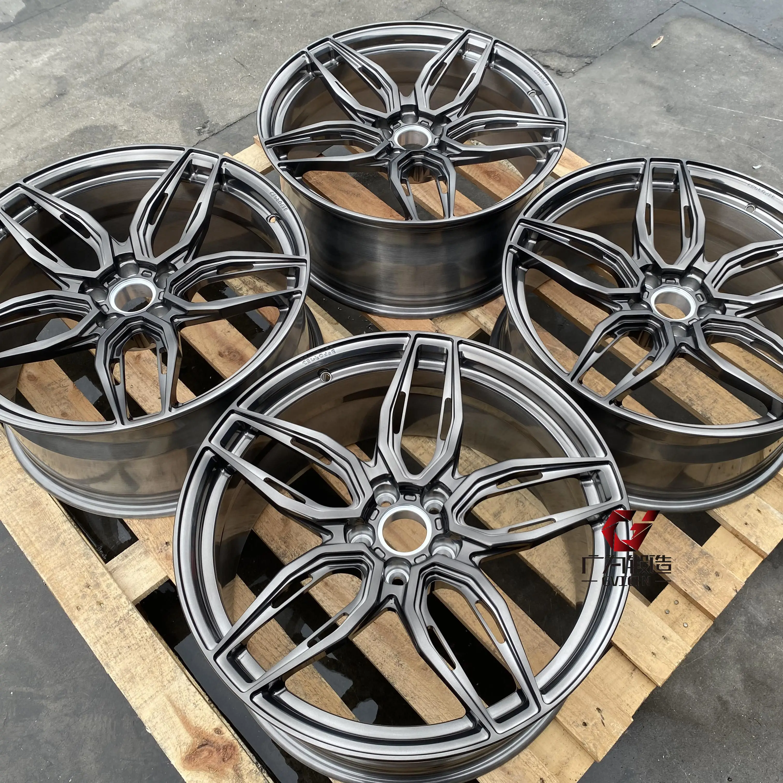 GVICHN Custom 16 17 18 19 20 21 22 inch 6061 T6 Forged Alloy Wheel Rim 5x112 5x114.3 5x120 Multi Spoke Passenger Car Wheels