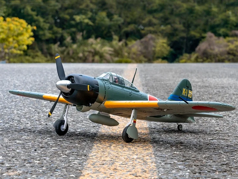 FMS 800mm Zero A6M3 V2 RC Fighter - Powerful & Fun Model Plane