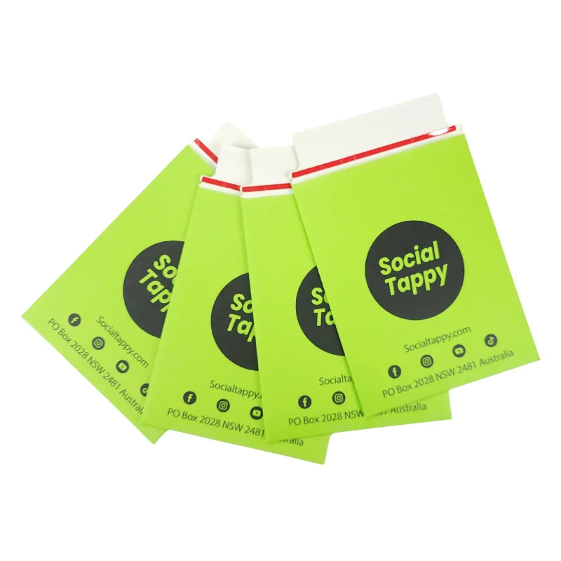 Custom Tear Off Strip Envelope Kraft Peel Strip Paper Envelope Eco Friendly Packaging With Pull Tab Tear Strip