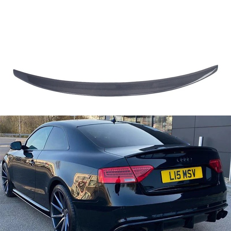 Ytb Carbon Fiber Rear Spoiler For Audi A5 Accessories 20092016 Audi A5 Two Door S Style 2011
