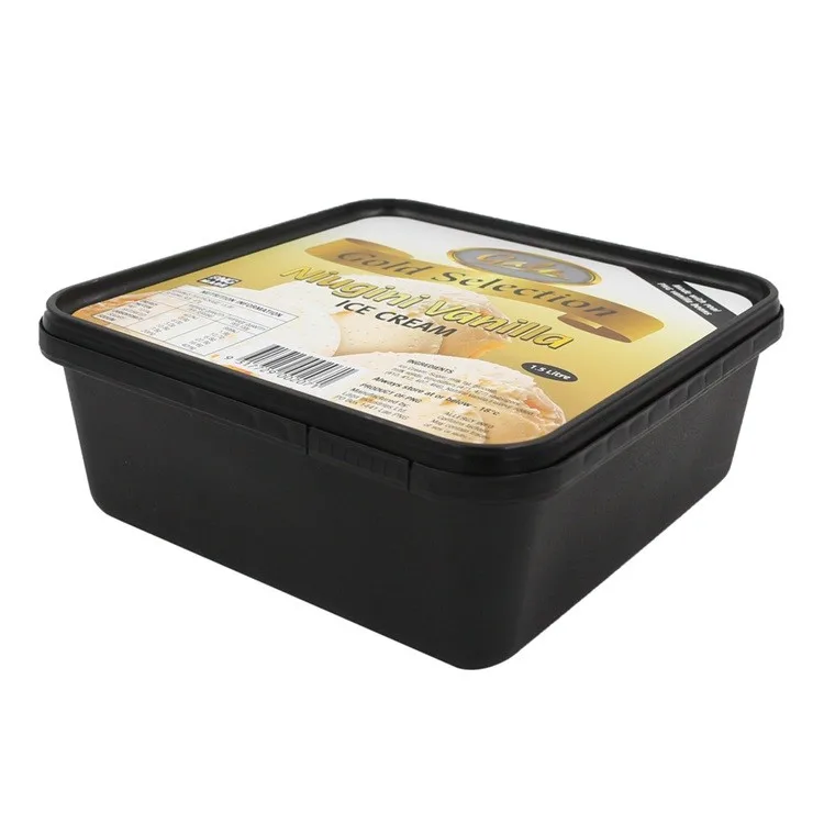 iml plastic ice cream container packaging