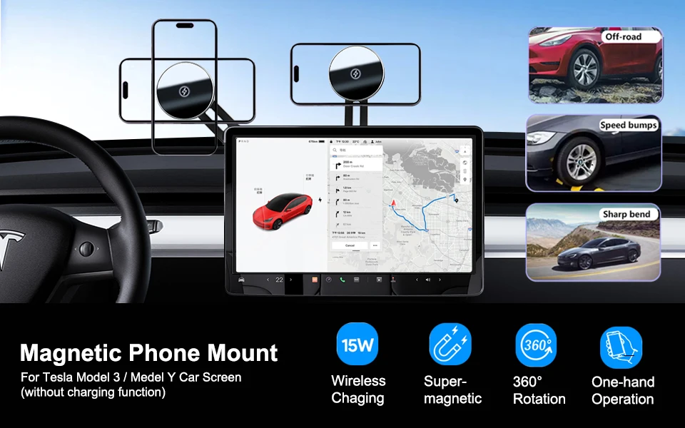 Hot Selling 15w Fast Charging Dashboard Windshield Mounting Wireless ...