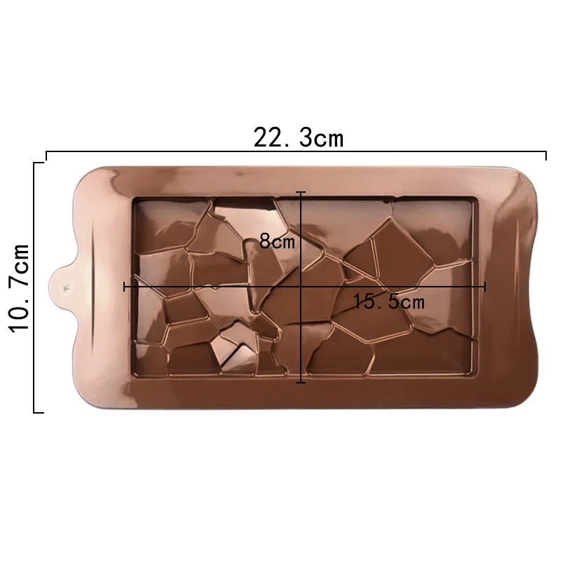 Wax Melt Molds Silicone Rectangle Silicone Wax Melt Chocolate Bar