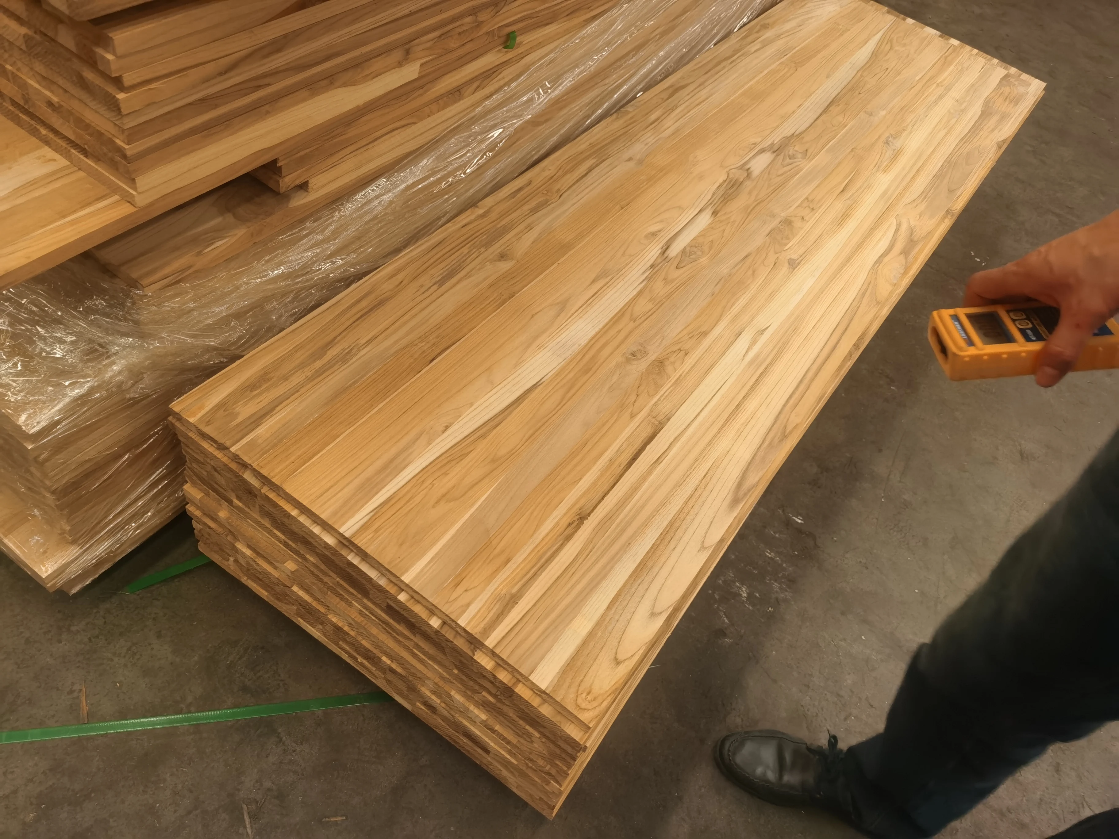 Edge Glued Teak Panel Solid Stave Full Lmaella Board Table Tops Wood