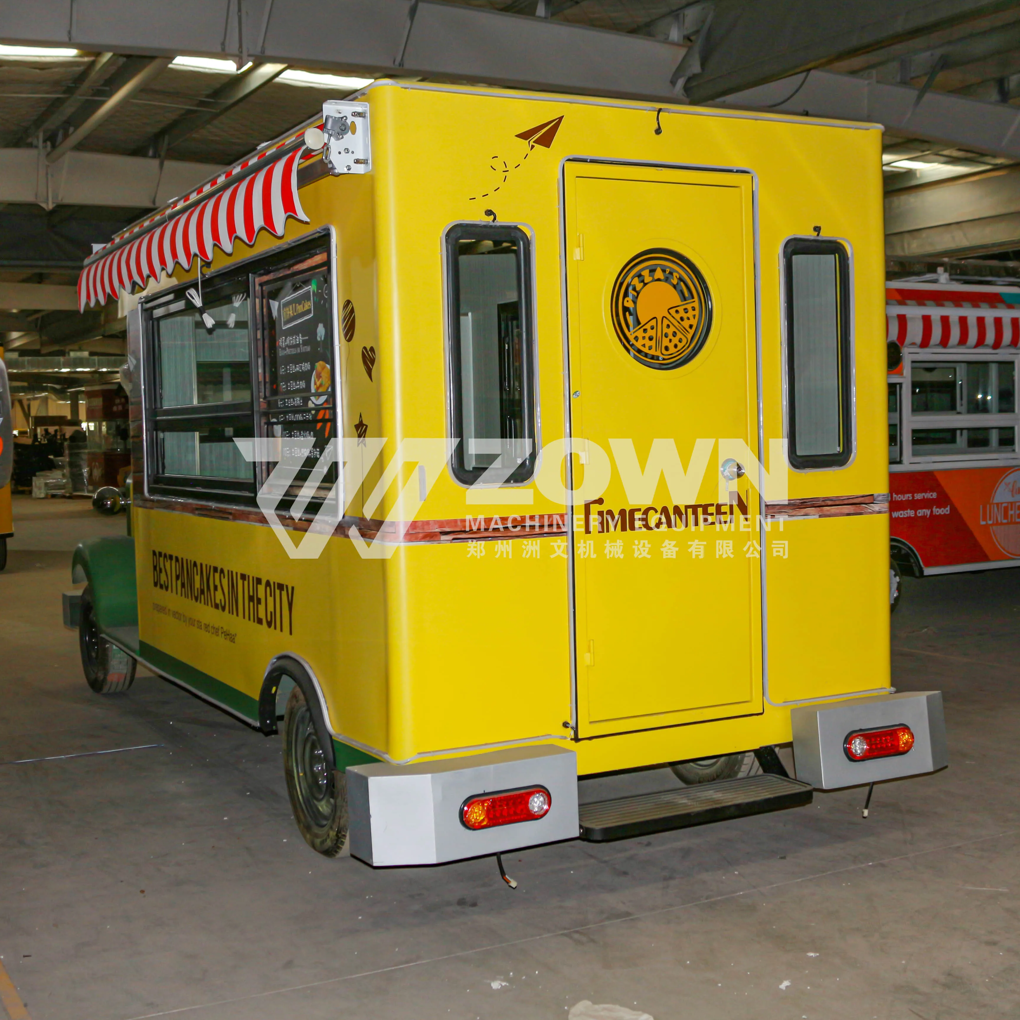 Bbq Second Hand Food Van Outdoor Mobile Coffee Ice Cream Cart BBQ