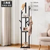 [Style classique en bambou pur] Arbre à trois fourches - Noir