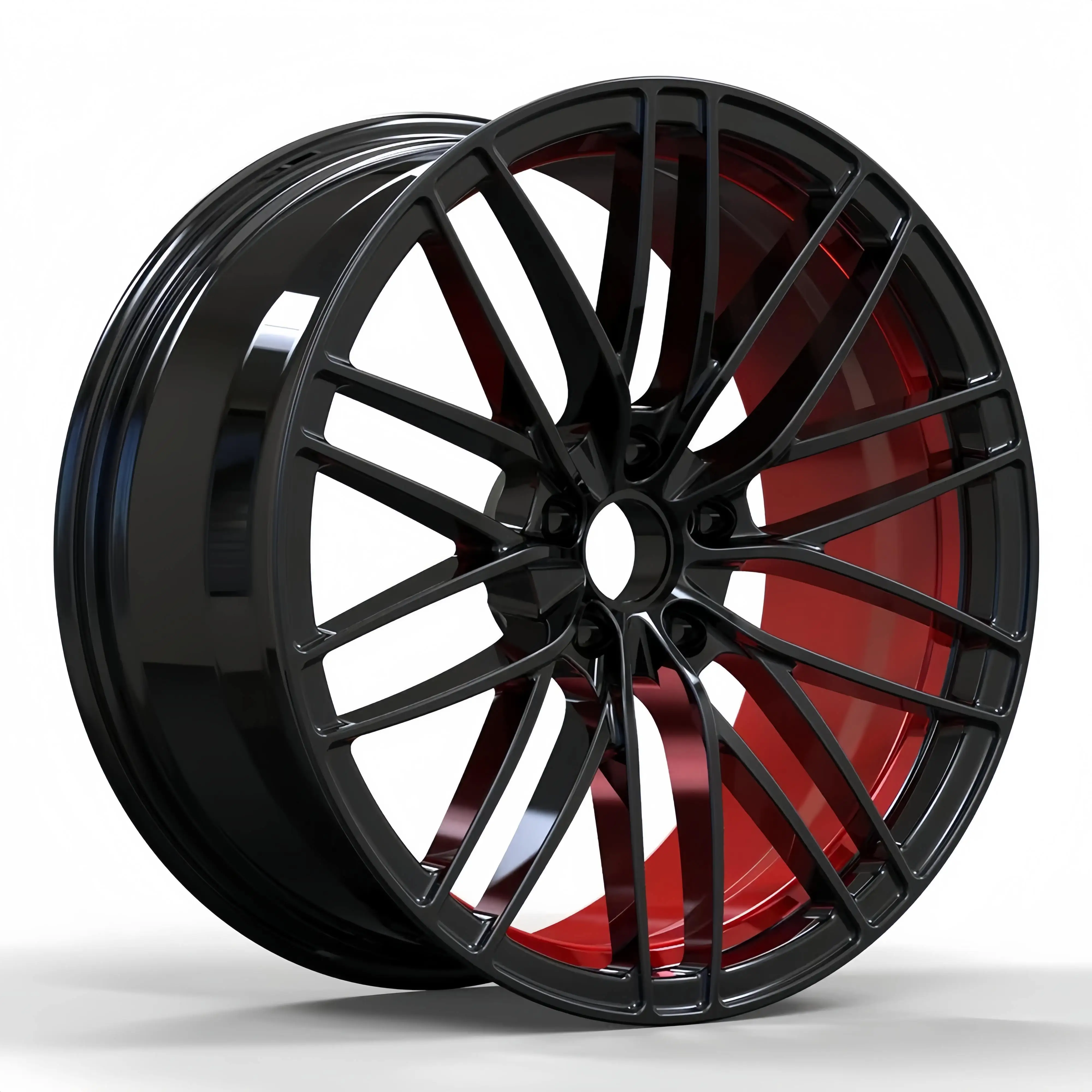 RC Forged Wheels 5x112 for Audi 18 19 20 21 Inch Rims Multi Spoke Black ...