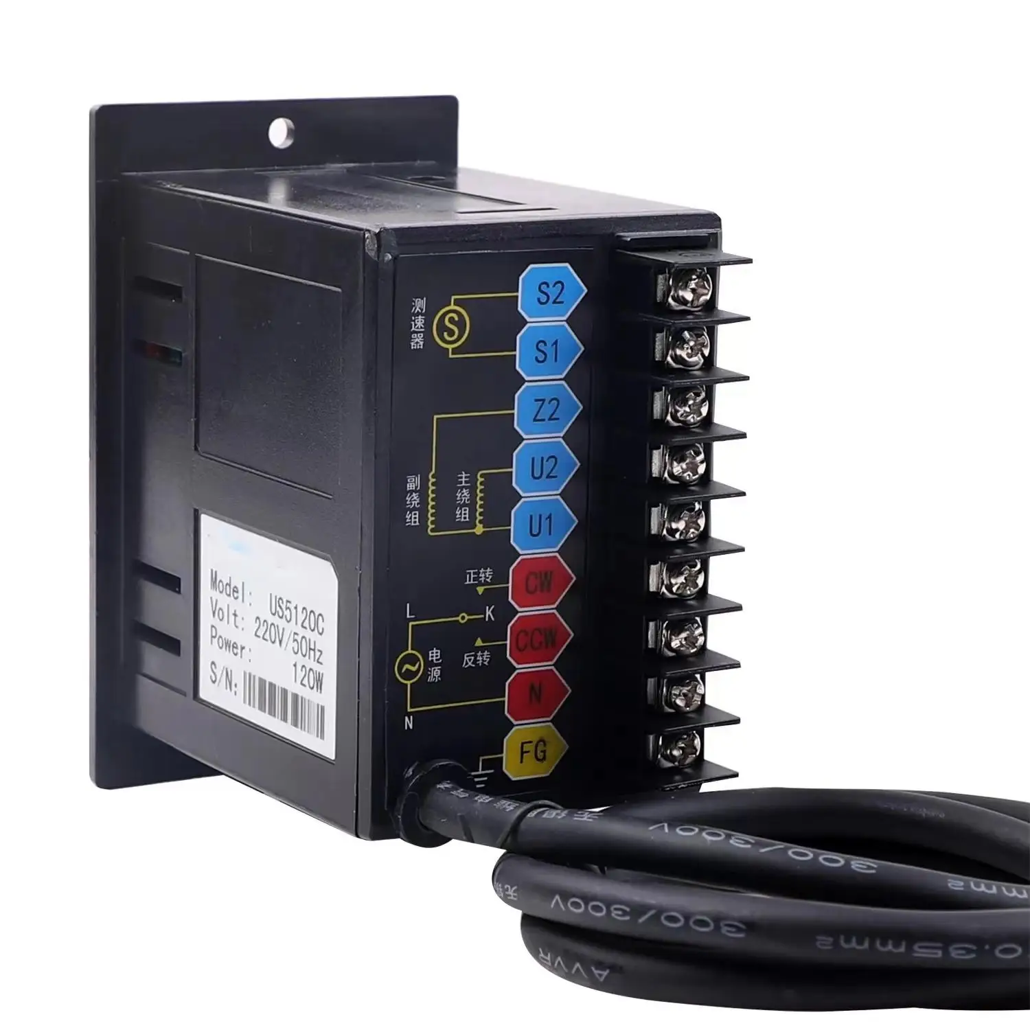Simple Normal Speed Controller, 6W~250W, 370W, 110V/220V - detail 12