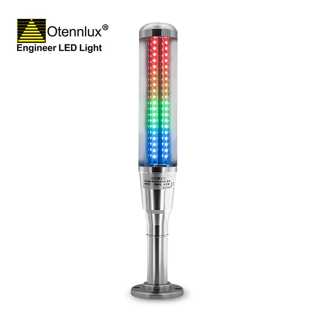High Efficiency Machine Tool Flashing Light Twinkle Light Red Yellow Green Blue 4 Layers 24V DC Flash Led Light Tower Lamp