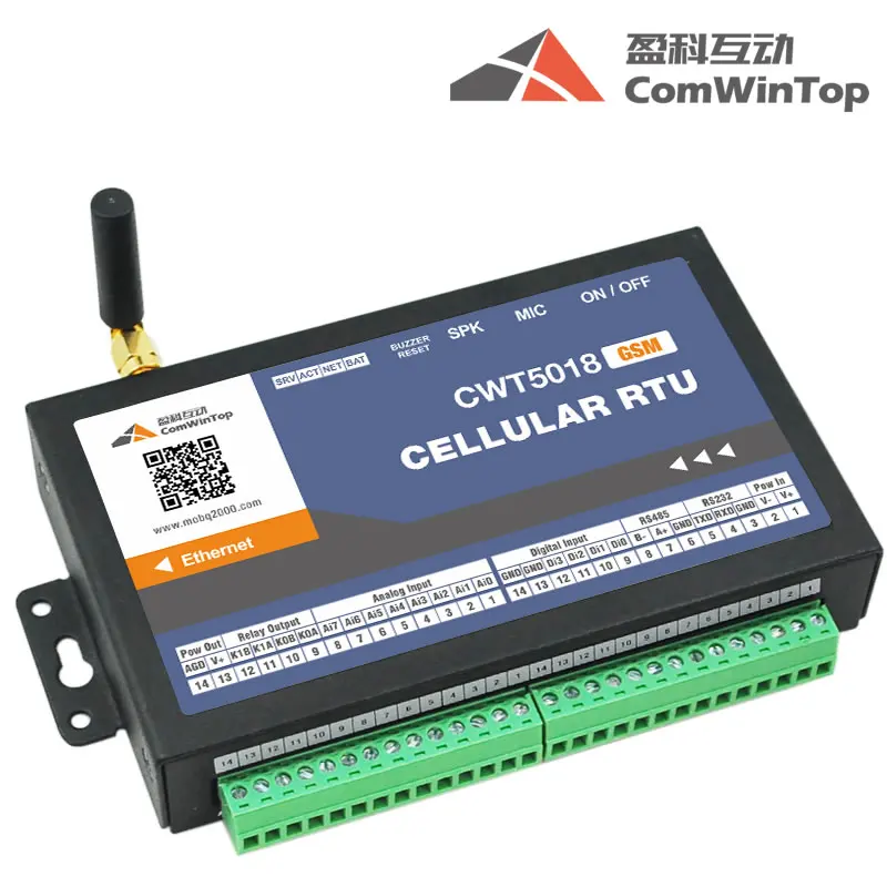 CWT5018 4G GPRS Ethernet Modbus RTU Iot Gateway m2m Device Internet Wireless Communications System