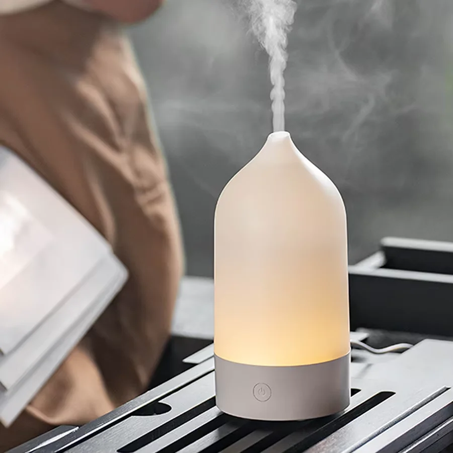 新型花瓶加湿器 超音波アロマオイルディフューザー 家庭用自動フレグランススプレー 2