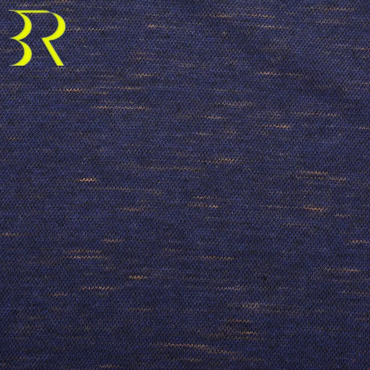 Шаосин текстильной новая мода красочные волокна Постельное белье из хлопка и полиэстера для вязания ткани для пальто