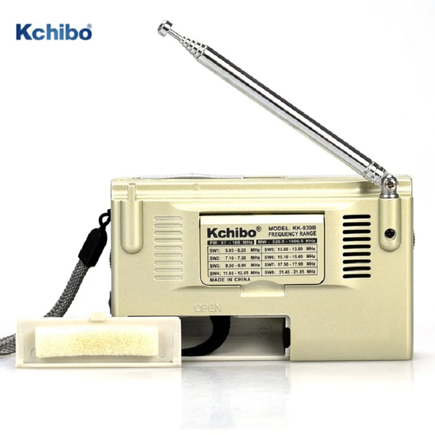 Digital FM MW SW 10 Band Portable Radio with Clock