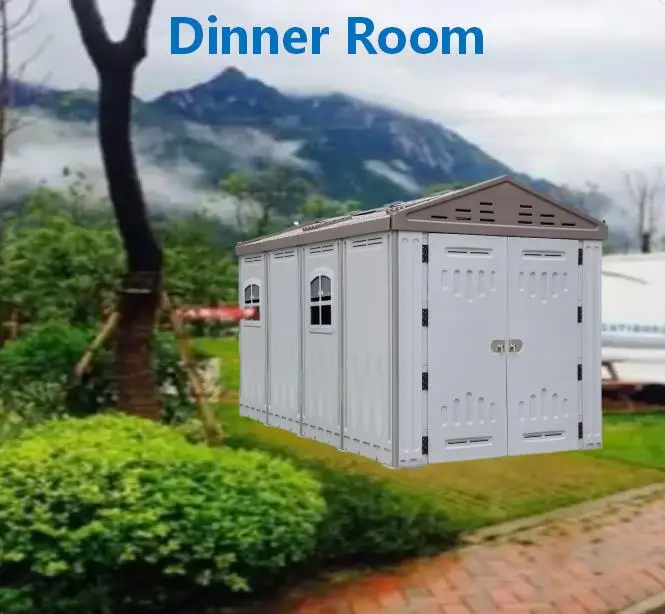 Prefab Waterproof Sheds Storage Outdoor 8 12 Good Quality Anti Uv