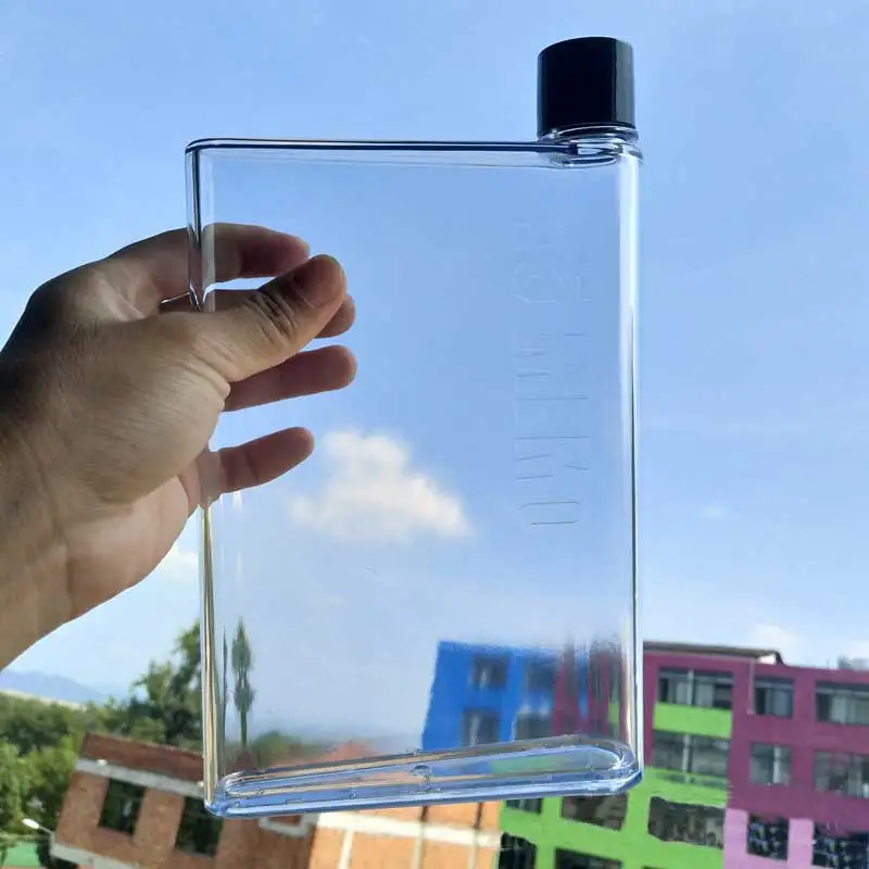 1PCS 350ml/420ml Notebook Pad A5/A6 Bottle: Portable Flat