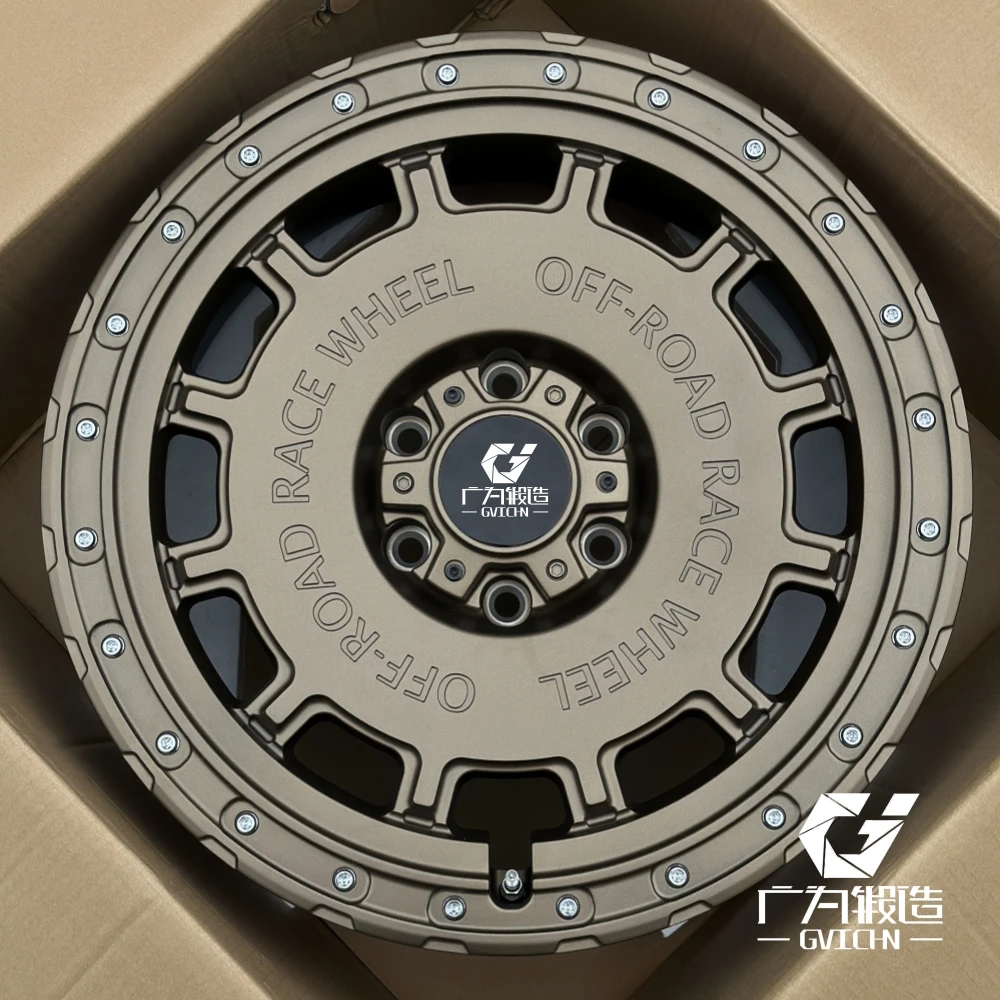 GVICHN Custom 4X4 Off-Road Forged Wheels  Matte Bronze 17/18/19/20/21/22/23/24 inch Off-Road Anti tooth detachment Forged Wheels