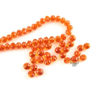 Wholesale Crystal Fected Shaped Beads Glass Charming Faceted Beads For Jewelry DIY Making