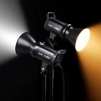 Godox SL100Bi 100W 2800-6500K White Yellow Version LCD Panel LED Video Light Continuous Output Bowens Mount Studio Light product image