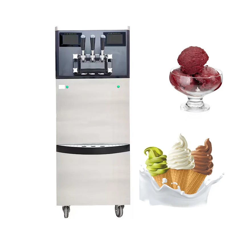 Ice Cream Maker Ice Cream Machine Large Capacity 50l/H Ice Cream Machine Soft