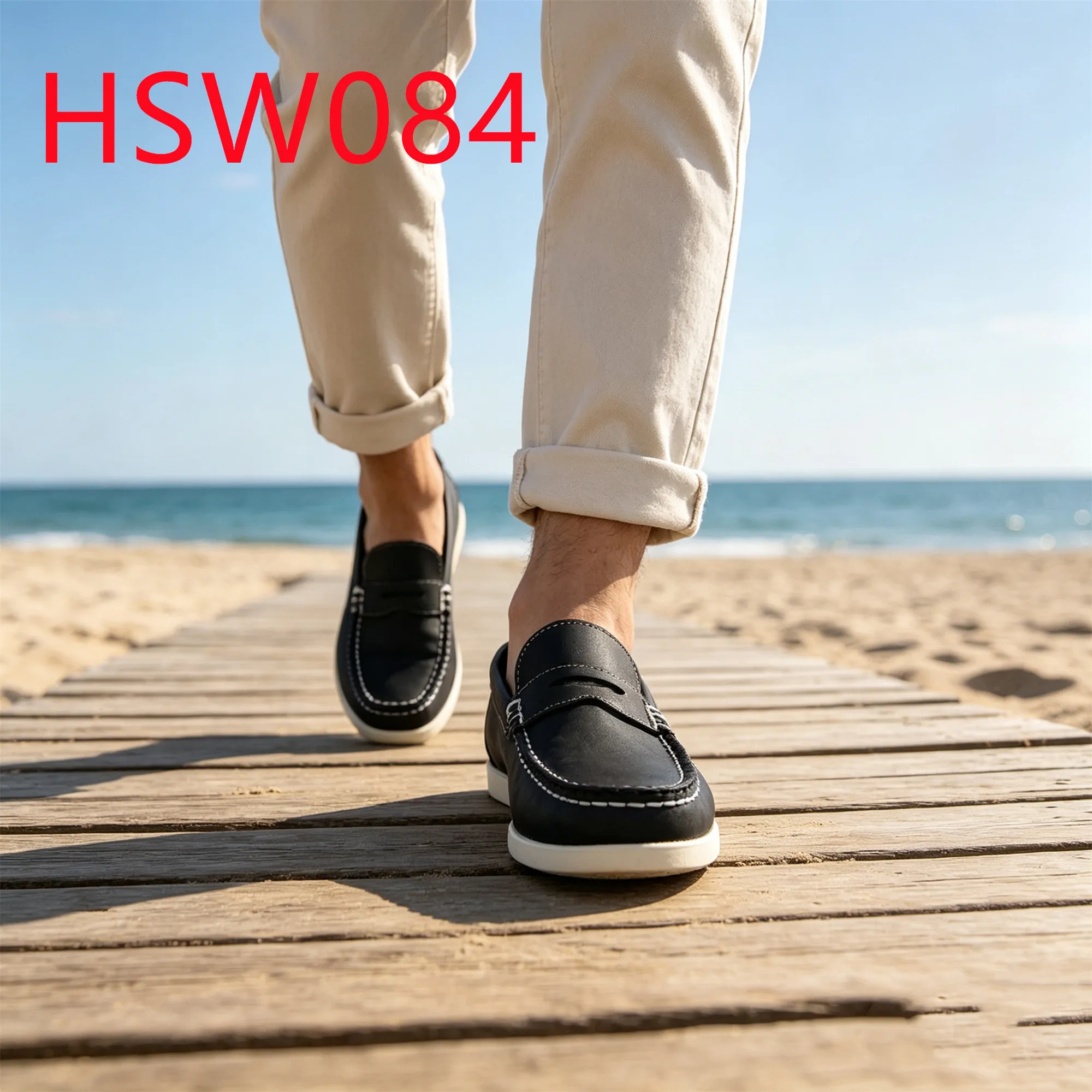 HY,Daily Commute Mask Style Not Grind Foot Hua Singh Boat Shoes Wide Fit Feet Easy to Wear Multi Colors Indoor Shoes HSW084