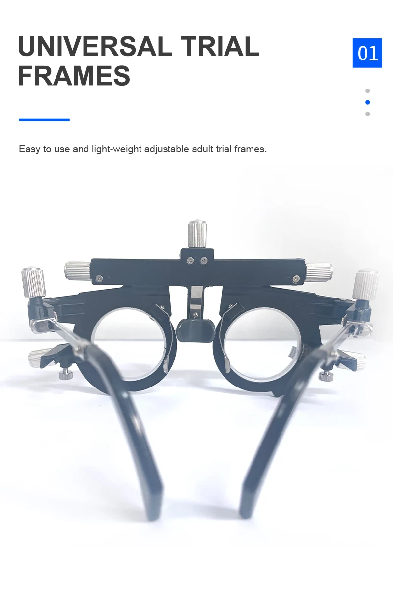 Rightway Brand  Optometry Eye Testing Trial Lens Frames PD Trial Frame