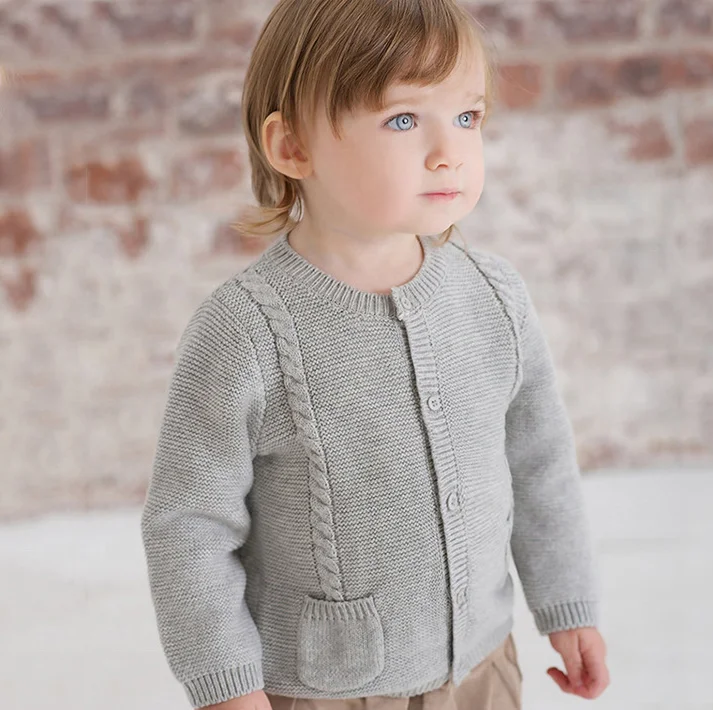 ChengXi Новинка Осень/Зима 2019, свитер для детей, кардиган, вязаный свитер для детей