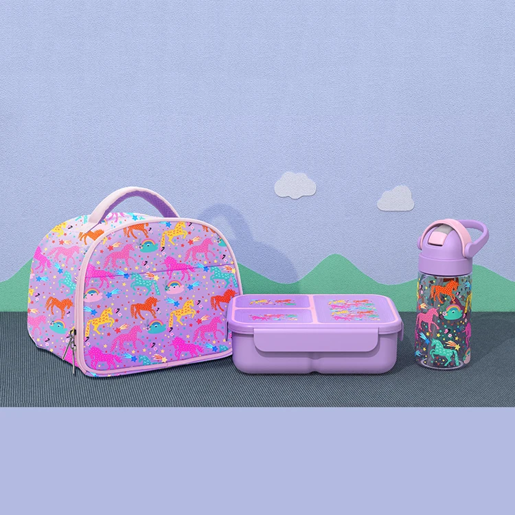 Wholesale Children Customized Lunch Box Set Plastic Bento Kids Lunch Box With Bag Buy