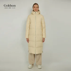 Women's Down Coats Korean Style Fashion Women's Jacket Coat Gray Long Winter Women's Full