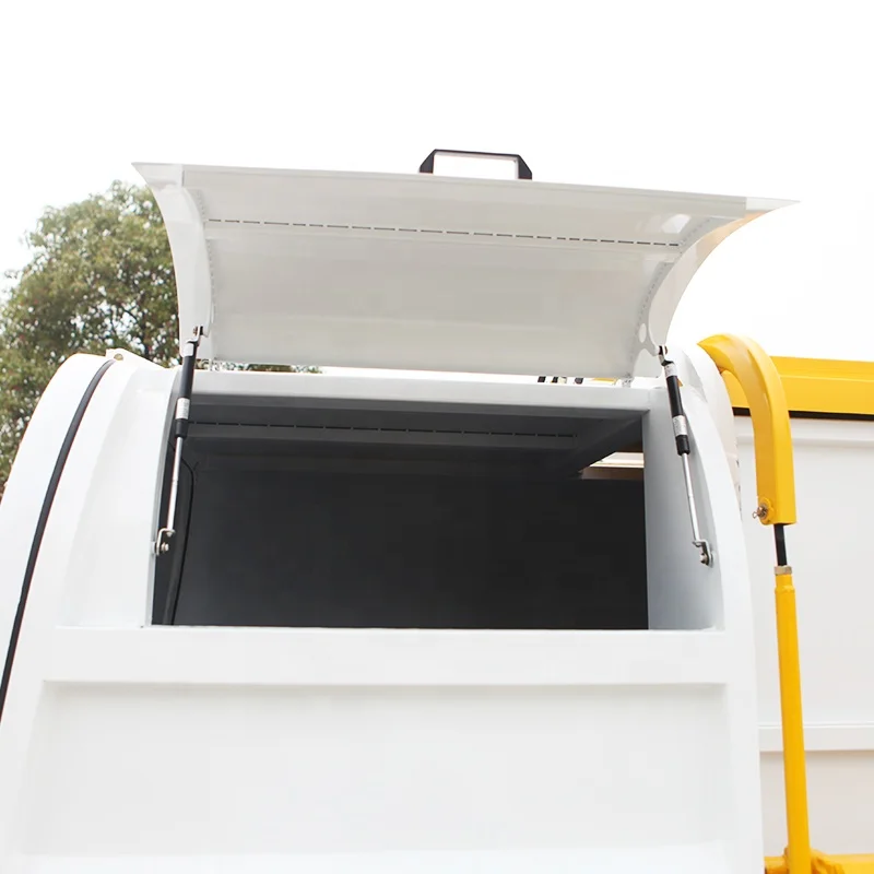 Electric Ride-On Garbage Transport Vehicle Mini Garbage Truck 72V Battery Powered Self-Propelled Garbage Collecting Equipment