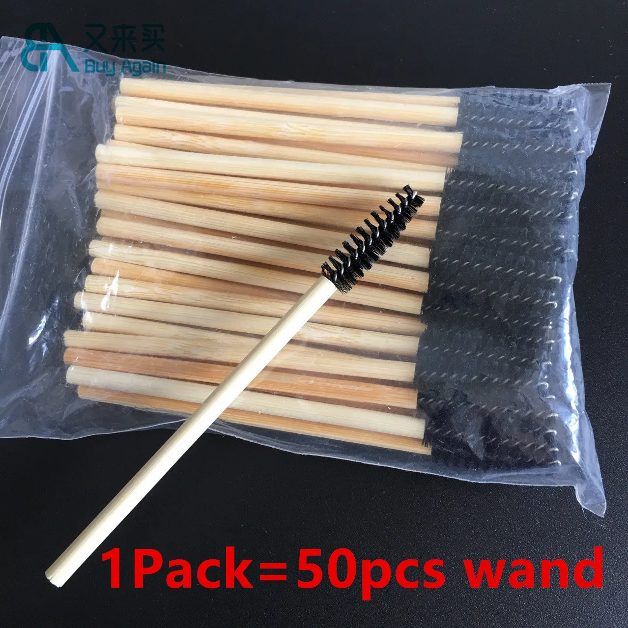 Wholesale Disposable Wooden Bamboo Spoolies Lash Tools Lash Brush Wand