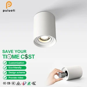 PULUOTI Indoor Lighting AC85-265V Commercial Surface Mounted Focus Light 5W 8W10W Led Spot Light Spotlights Dimmable Spot Lights