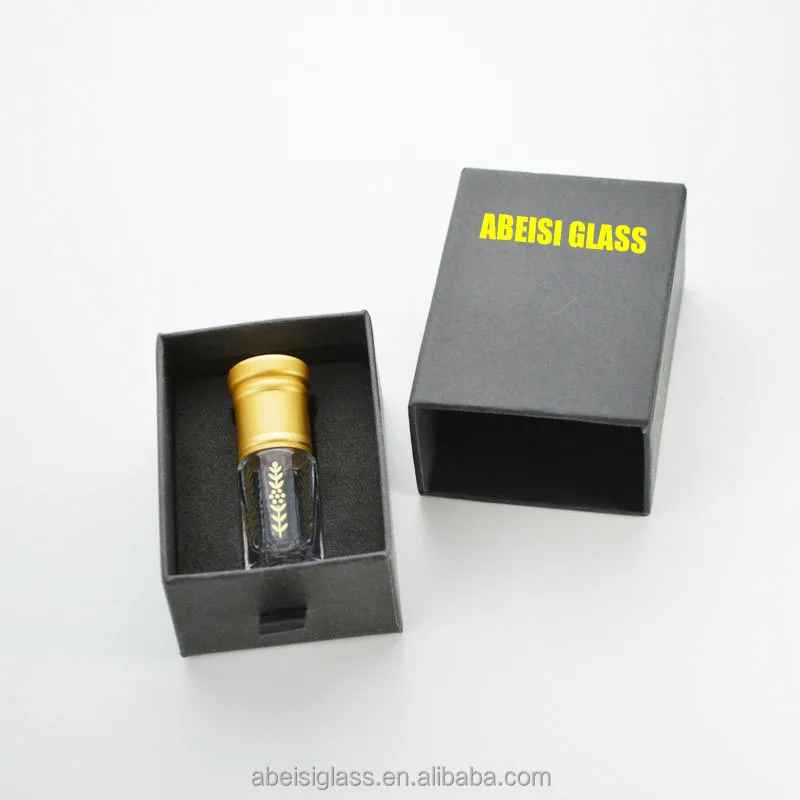 Wholesale 3ml 6ml 12ml Attar Bottles with Box Roller on Bottle