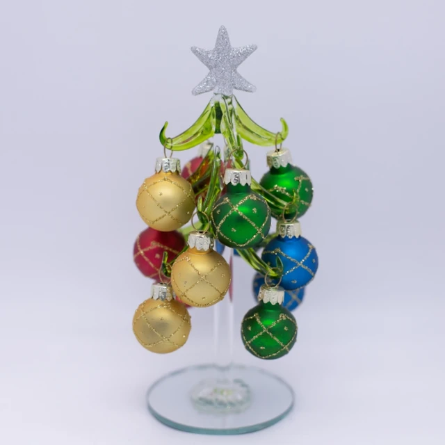 Hot Selling cristmast gift new design wholesale christmas tree with mini balls ornament