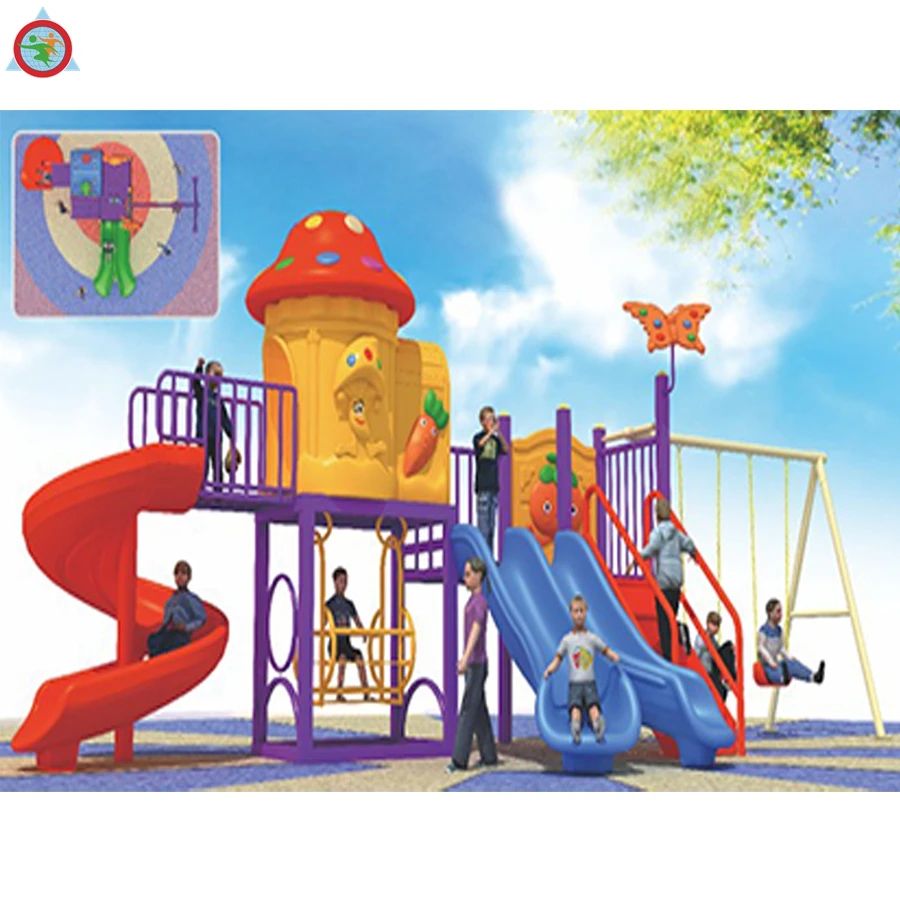 Kid Toy Slider Small Slide Amusement Park Playground Equipment  Playground Swing Set