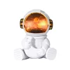 Astronaut sits down-moon model