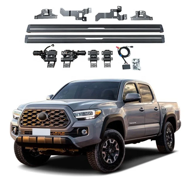 High Quality Automatic 4X4 Pickup Truck Electric Running Boards Threshold Step for Toyota tacoma Accessories