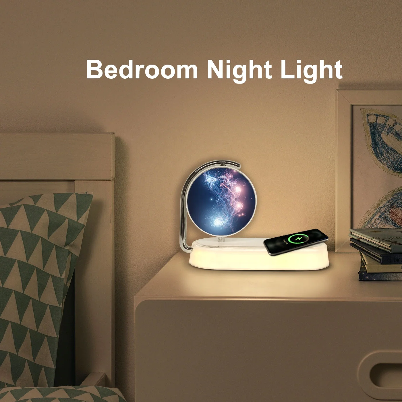 Holographic Night Light - LED Ventilador Holografico 3D, image size:1400x1400