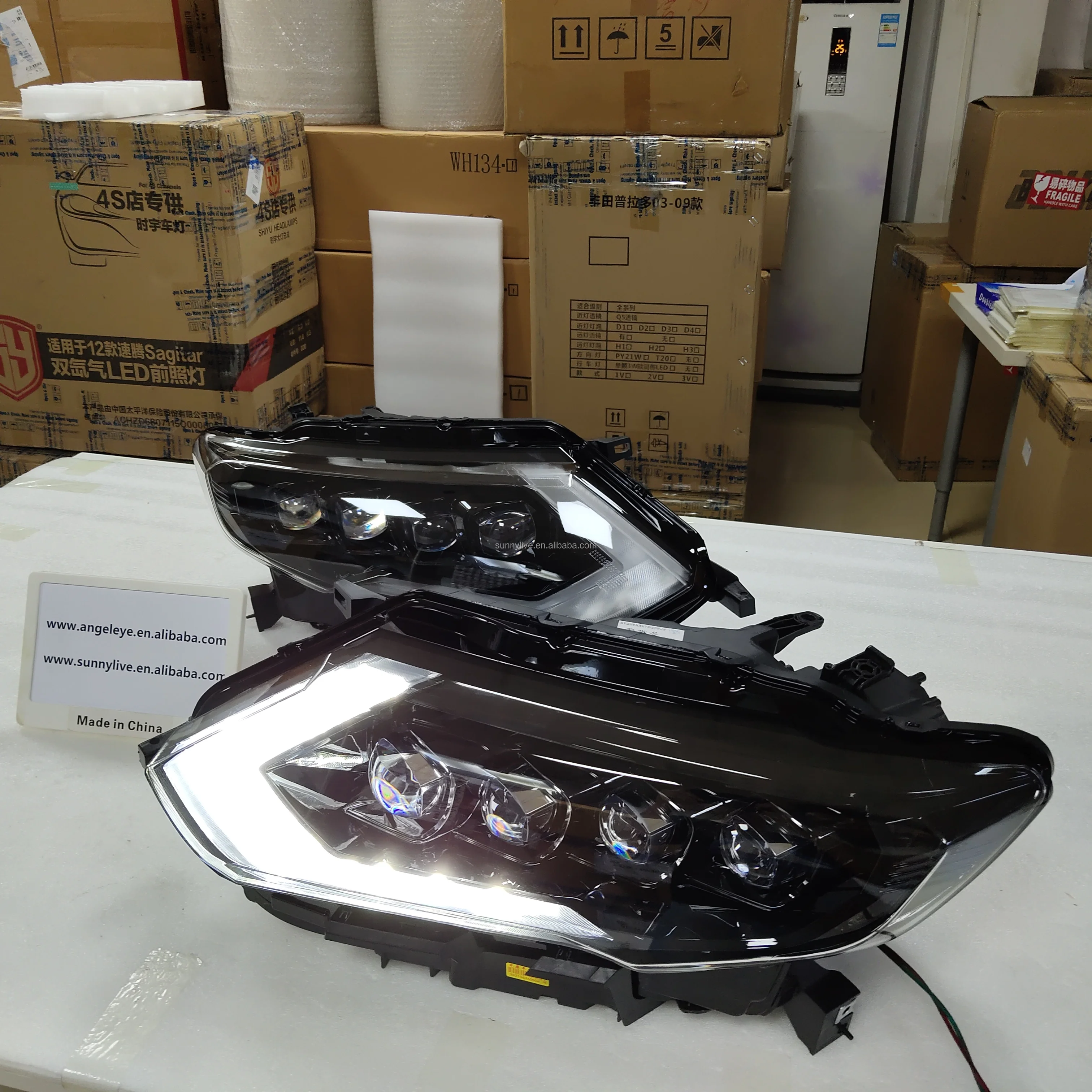 Full Led Headlight For Nissan X-trail Rogue Led Head Light 2017 Year ...