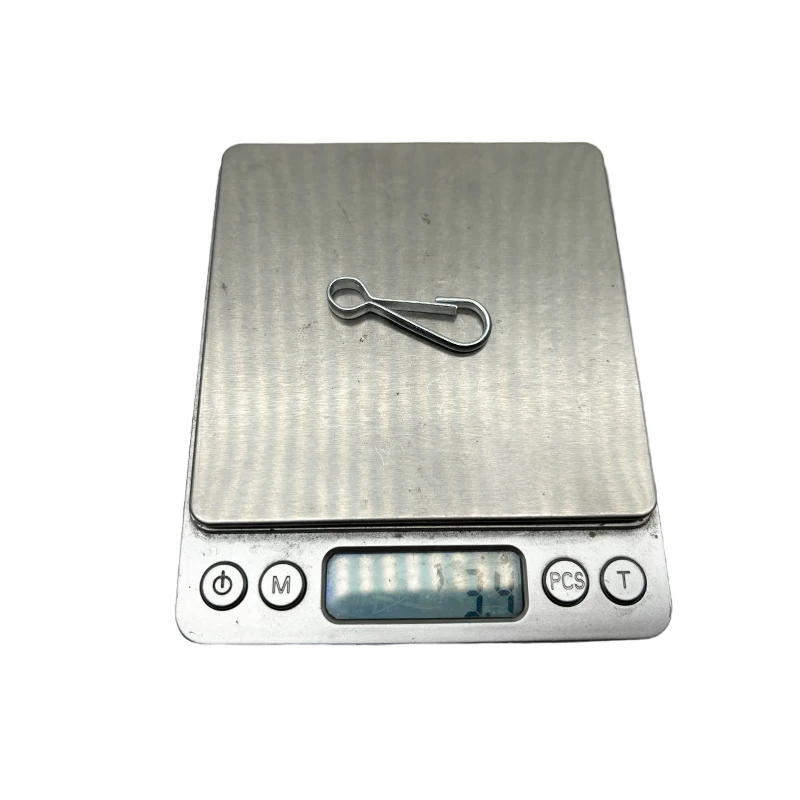 30mm-120mm 4293 Simple Hook Lanyard Metal Spring Clips Snap Hook Lobster Clasp Practical Hook Fittings