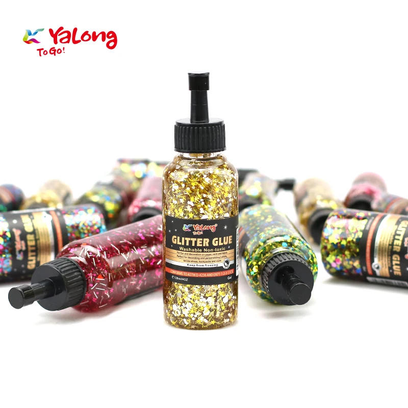 YL192179 fabric glitter glue for hand crafting 50g/70g/120g for decoration