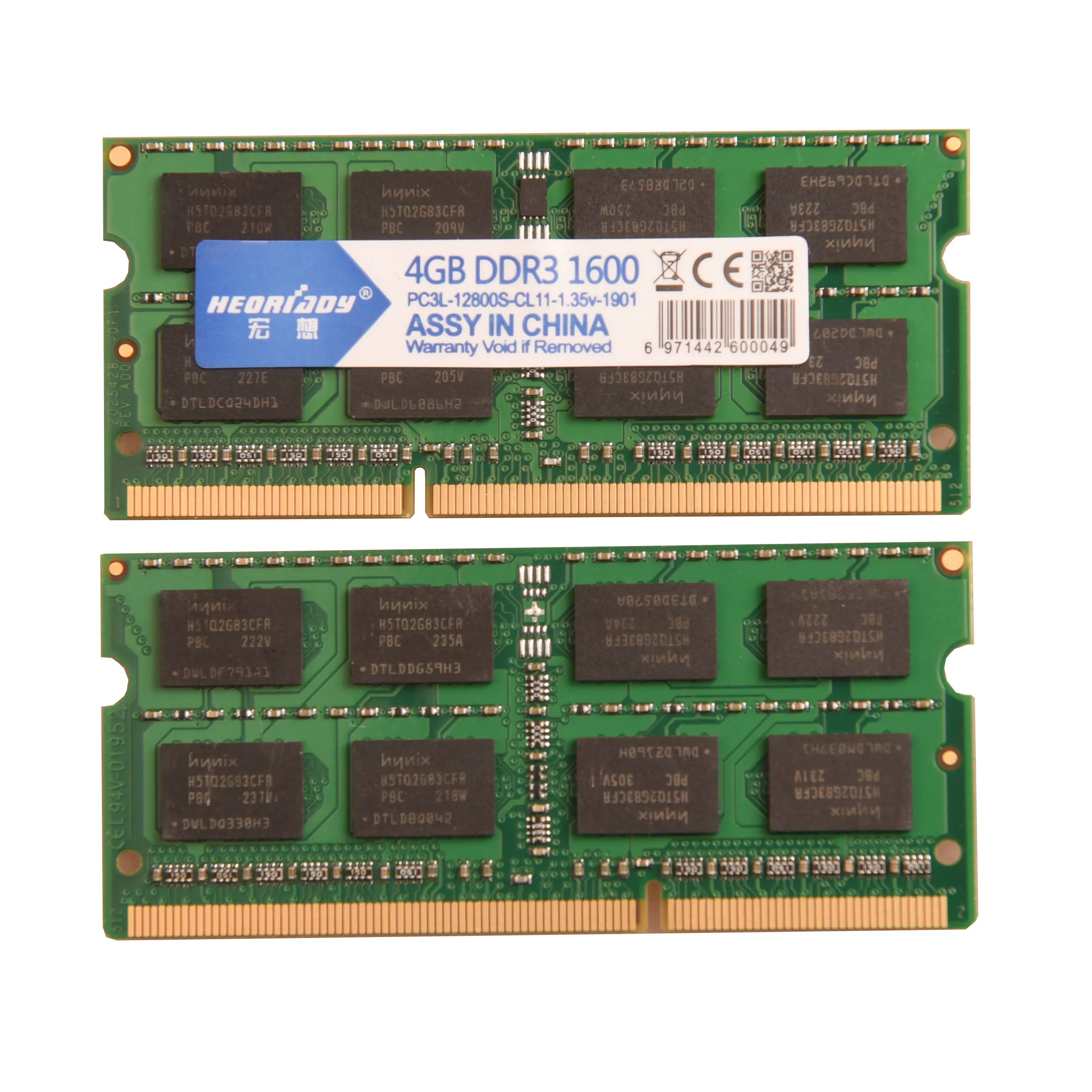 DDR3L-1600 SODIMM Memory Modules High Performance Reliability