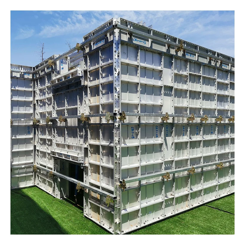 Yellow Decorative Insulation Wet Cast Formwork  Japan Civil Construction Aluminum Formwork