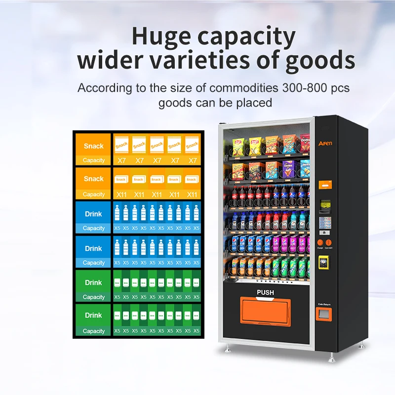 AFEN Good Value Vending Machine Popular Cold Drink Vending Machine for Foods and Drinks