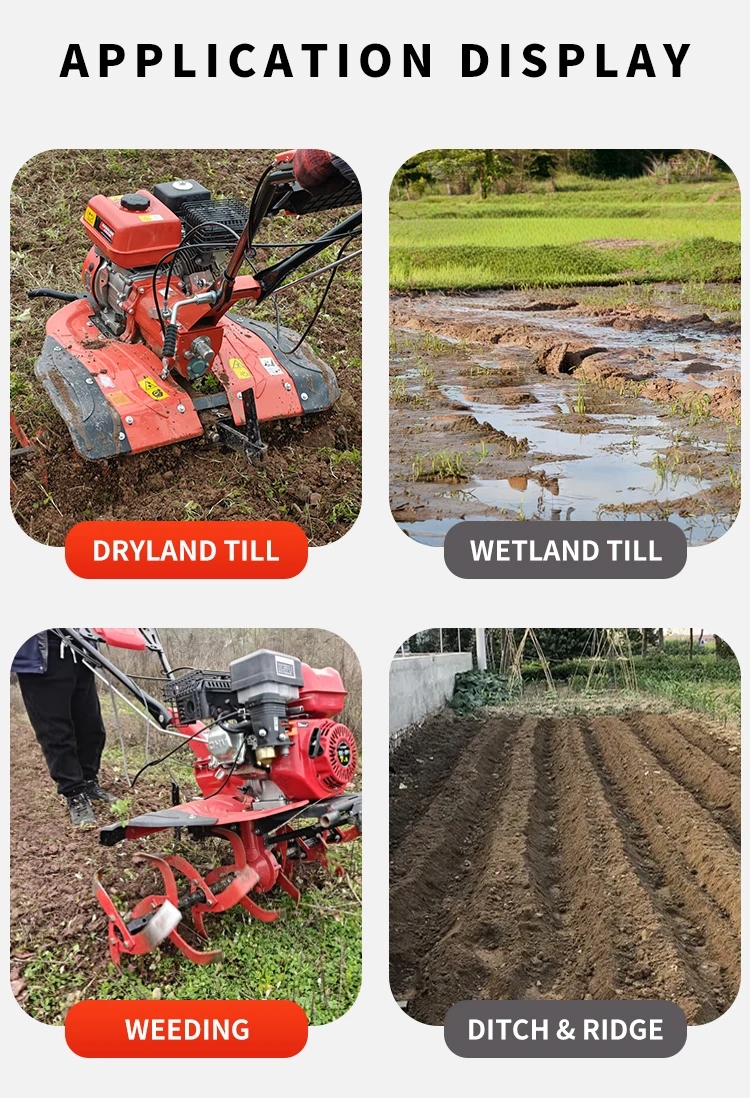 Mini Land Cultivation Machine - 7.5HP Power Tiller