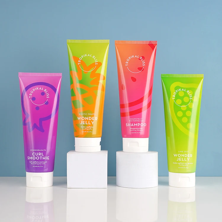 OEM ODM Hot Selling Cosmetic Empty Tube Packaging Plastic PE PCR 200ml Flip Top Cap Custom Size Available Face Mask Skin Care