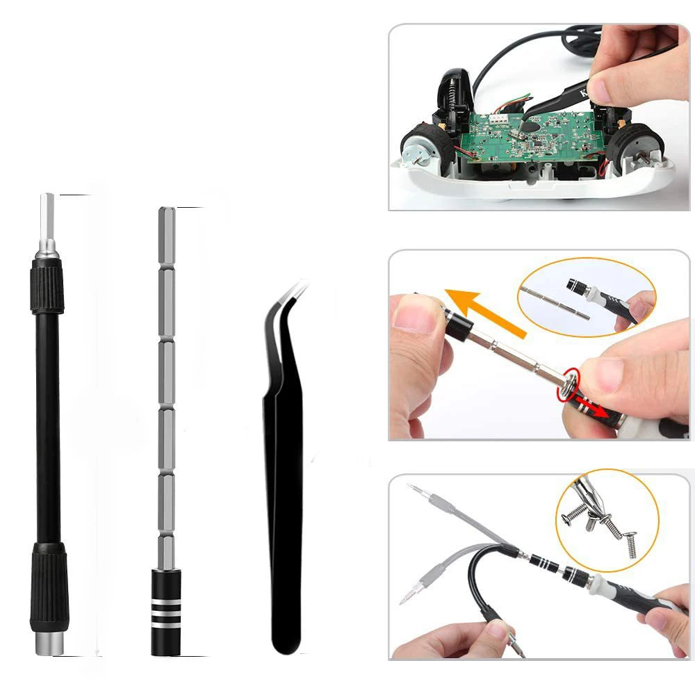 Fast Delivery Tool Kit for Laptop Repair 115 in 1 Precision Screwdriver Set with 98 Bit